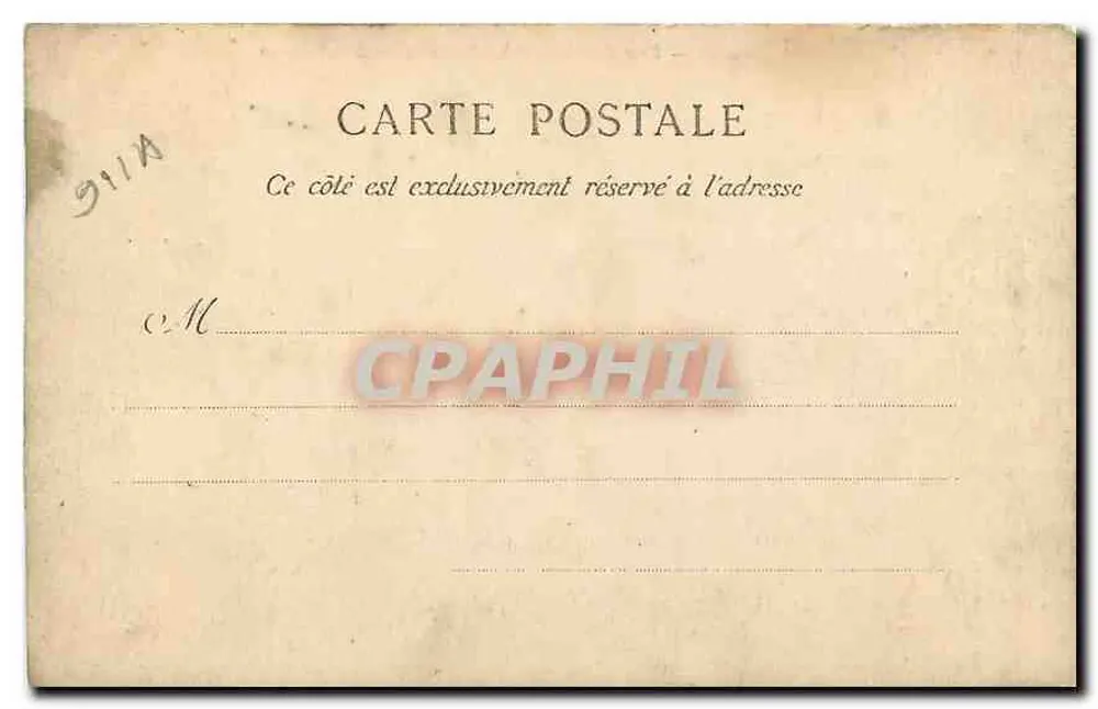 Paris — Bois de Boulogne — Château de Longchamp — n° 413 - Verso