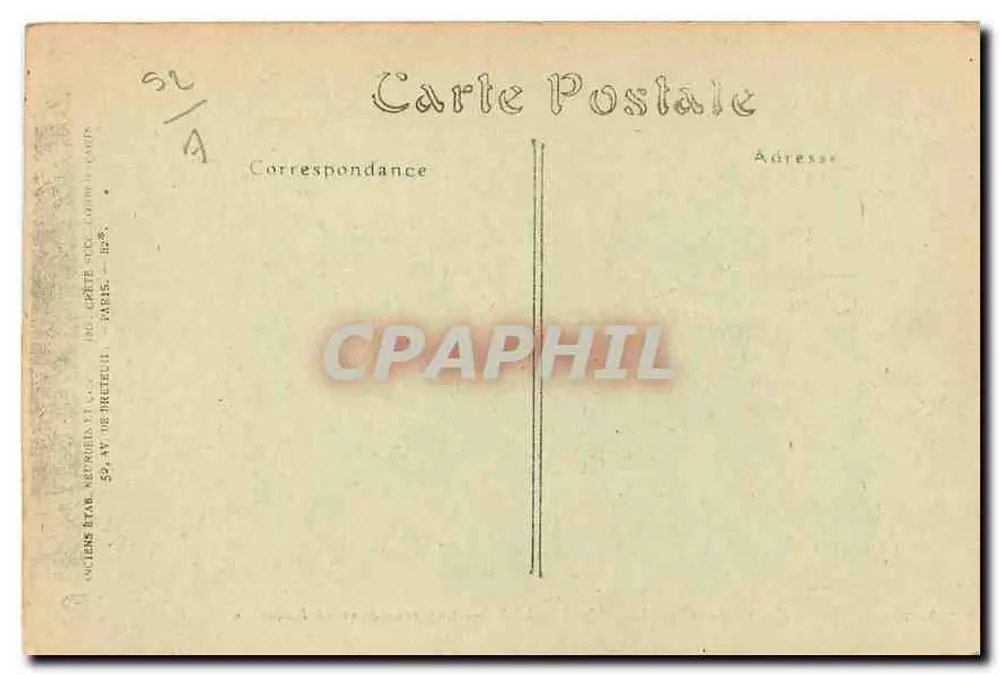A Rosaleda de Bagatelle — J. Hol. n° 3192 - Verso