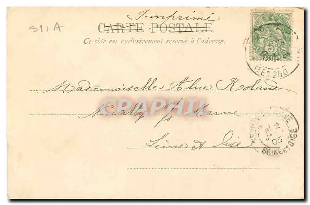 Bois de Boulogne - A Cascata — Paris, editor Paris, n° 10159 - Verso