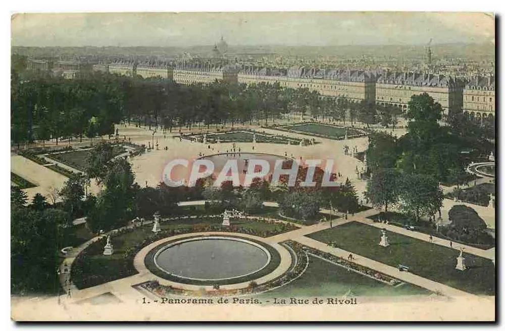 Panorama de Paris — A Rue de Rivoli - Frente