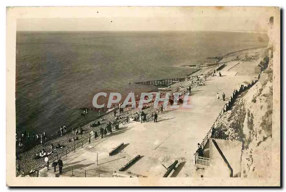 Ault-Onival (Somme) — La spiaggia a marea alta — Edizioni Roger Rambaud - Recto