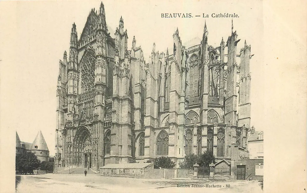 Beauvais — A Catedral — Edição Jeanne-Hachette - 80 - Frente