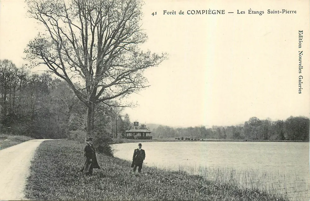 Las COMPIÈGNE — Étangs Saint-Pierre — Wydawnictwo Nowe Galerie - Awers