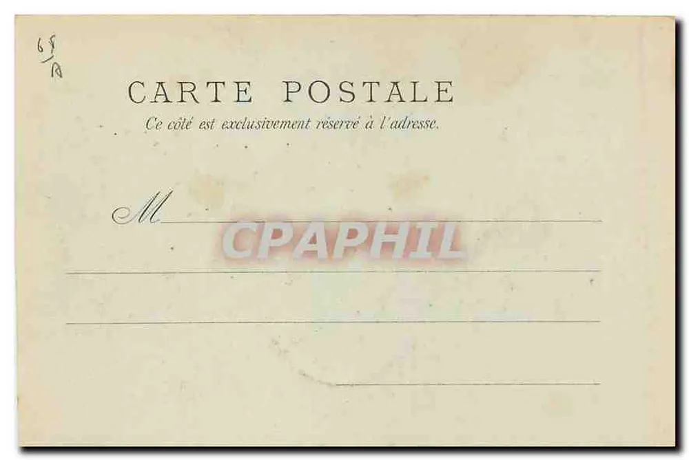 Cauterets - O Lago de Gaube — N° 94 — D. T. Editor, Lourdes - Verso