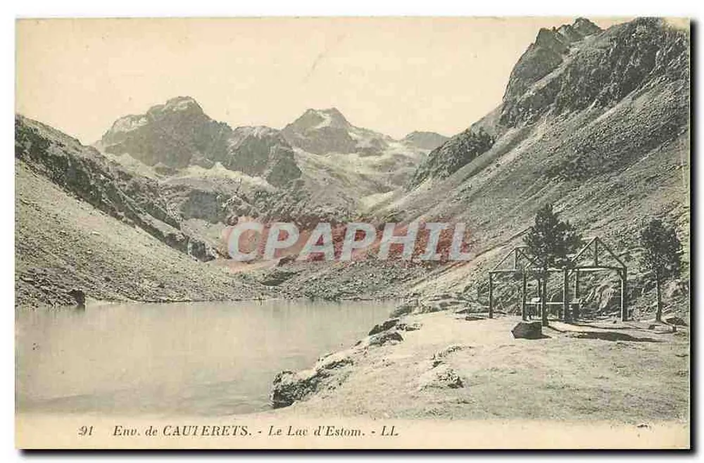 Env. de CAUERETS - Le Lac d'Estom - LL - Frente