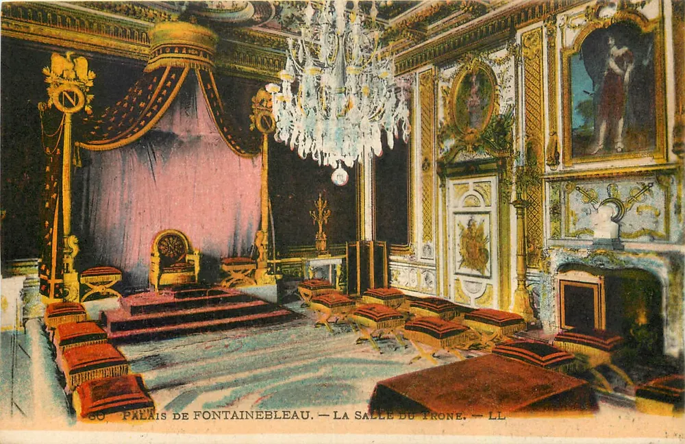 Palais de Fontainebleau — La Salle du Trône — LL - Recto
