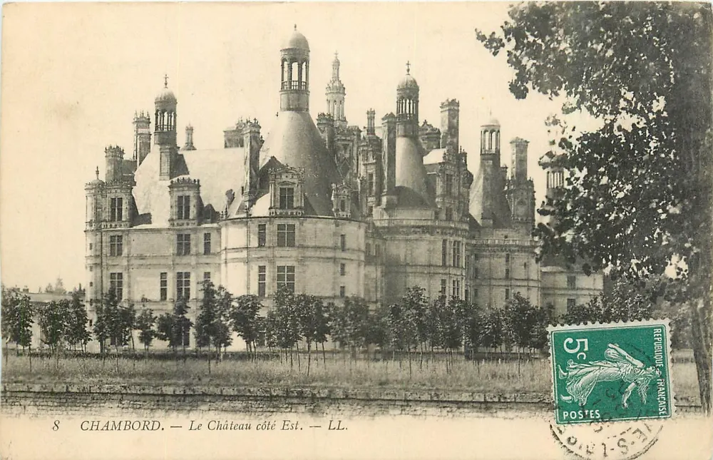 Chambord — Het Kasteel kant Oost — LL. - Voorkant