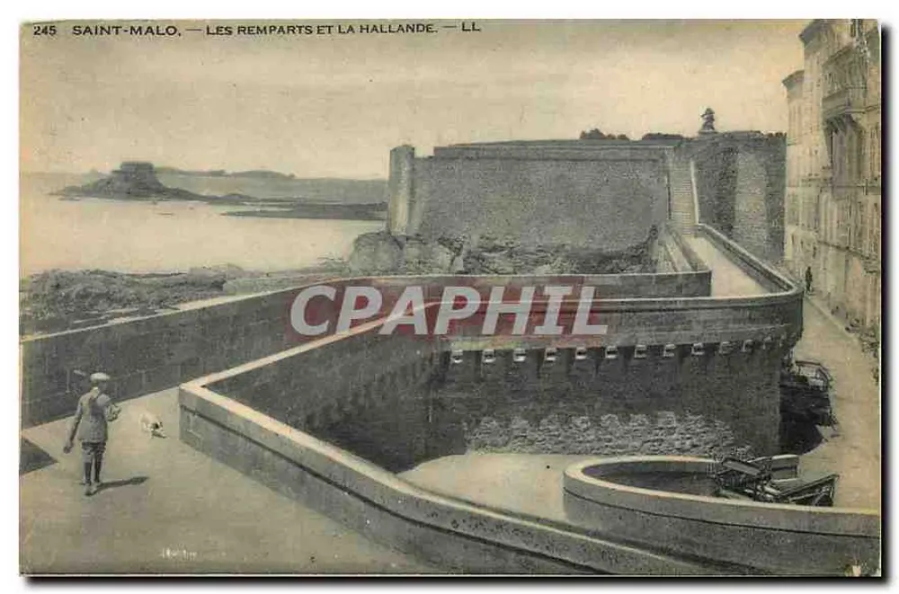 Saint-Malo — Die Mauern und die Hallande — LL - Vorderseite