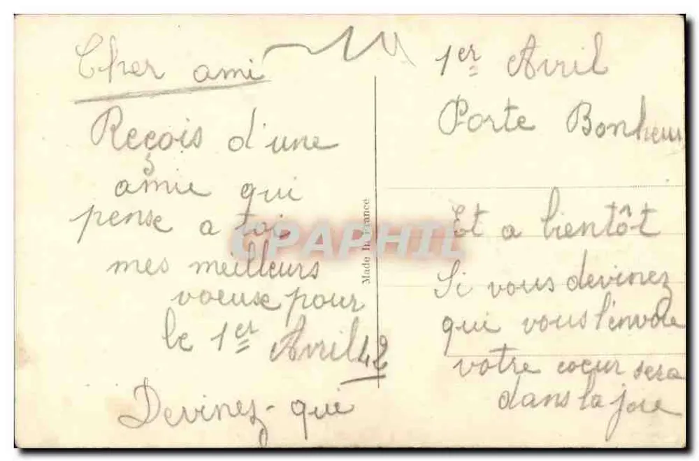 Graine de Roses — publicité pour graines de roses — éditeur REX n°2504 - Verso
