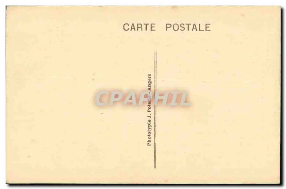 Angers - O Castelo — As Torres principais das quais foram criados magníficos parterres P.C. - Verso