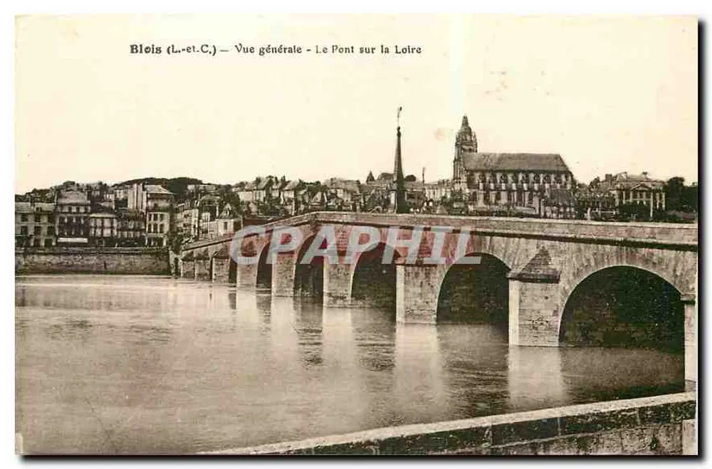 Blois (L.-et-C.) — Allgemeiner Blick — Die Brücke über die Loire - Vorderseite