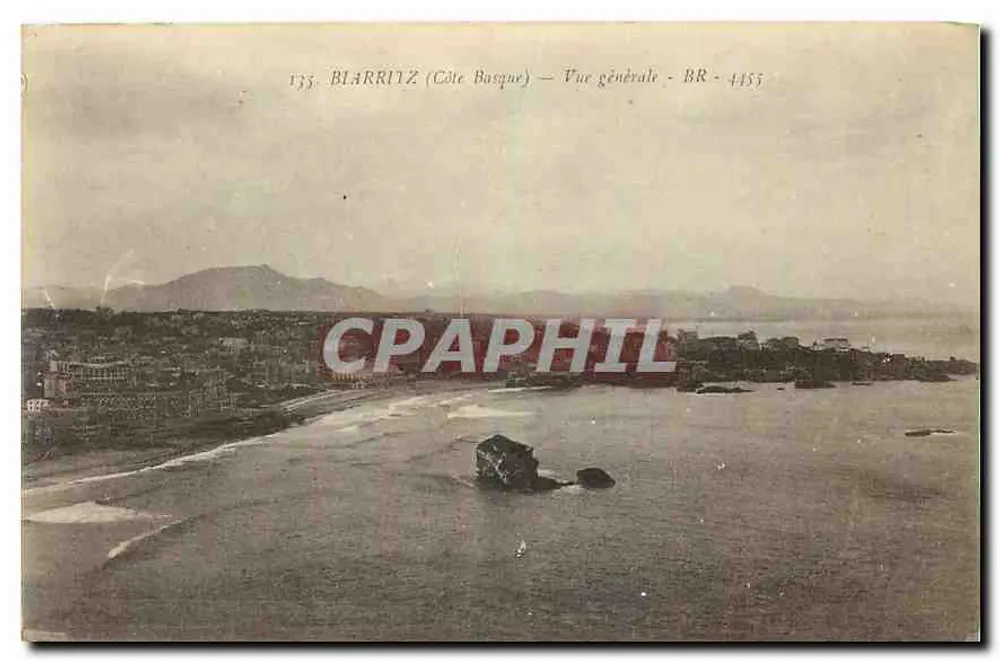 Biarritz (Côte Basque) — Ogólny widok — BR - 4455 - Awers