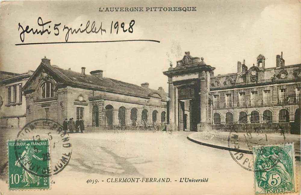 Clermont-Ferrand — A Universidade — A Auvergne Pittoresque - Frente