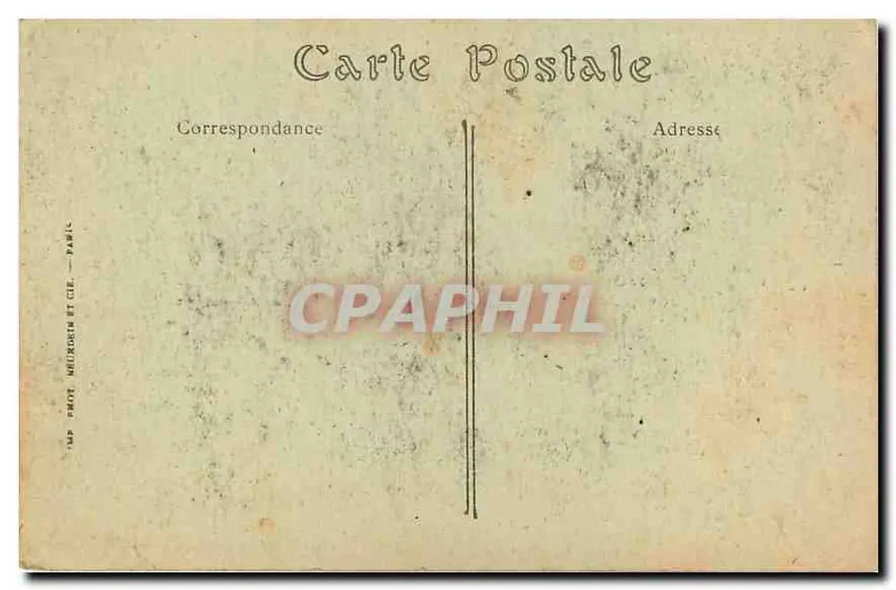 Catedral de Reims — Portal oeste protegido por sacos contra o bombardeio — Visé Paris N° 2 - Verso