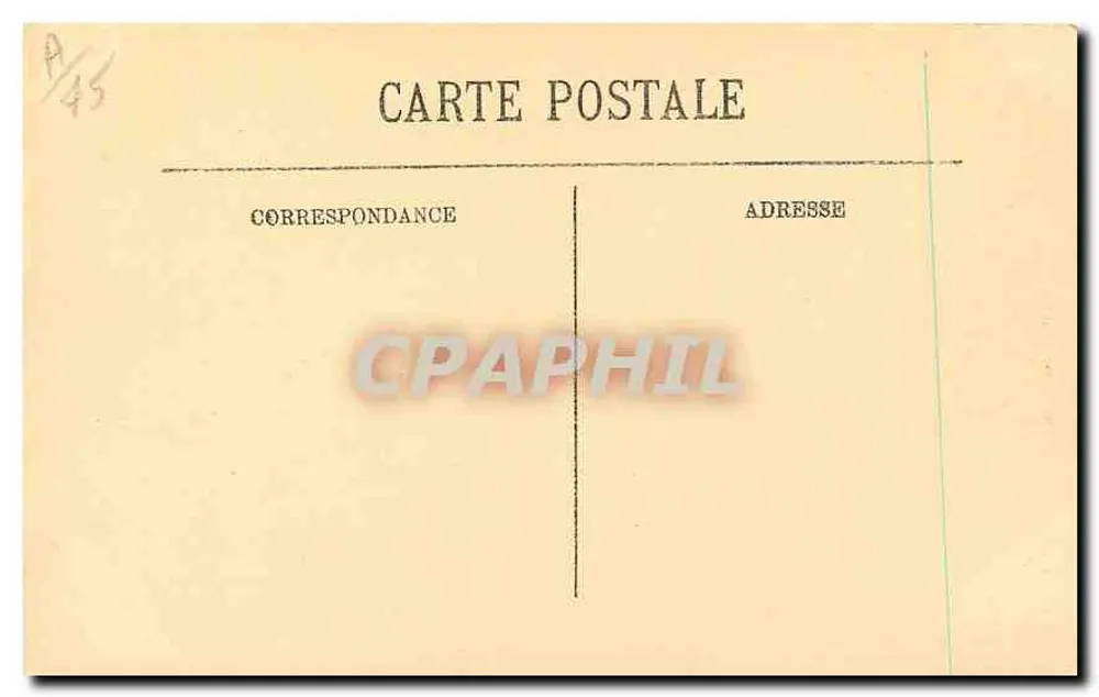 Paris - O Dôme dos Invalidos — editor não identificado, número de série não visível - Verso