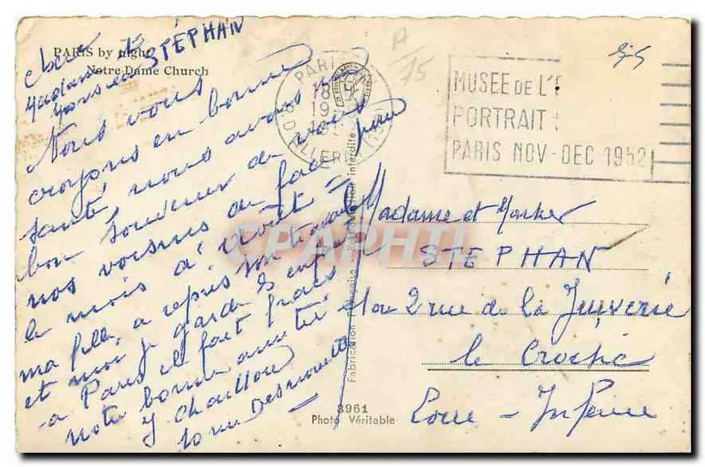 Paris à noite - Notre-Dame — Gany - Verso