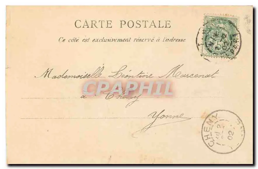 Paris – Grand Palais dos Campos-Élisée — editor G. Generoux, n° 55 - Verso