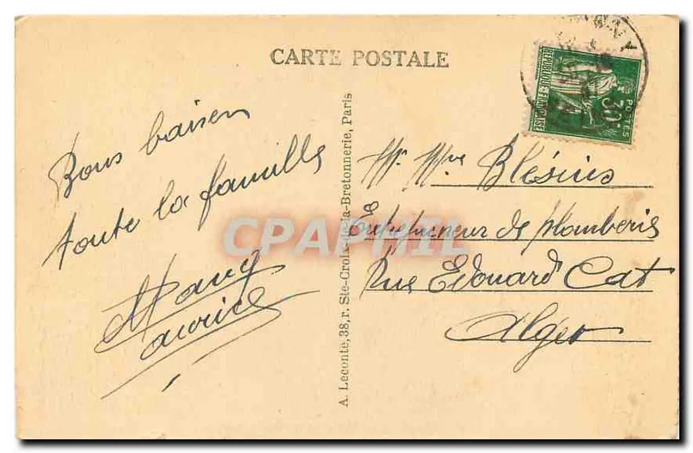 Paris - A Place de la République — Hotel Régina visível — n° 167 - Verso