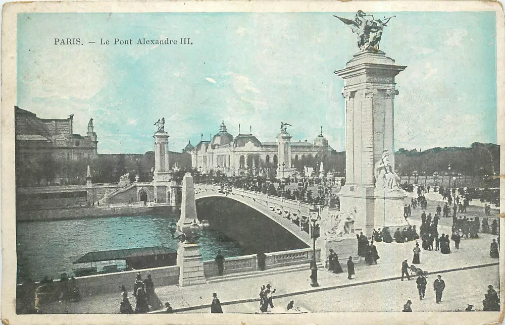 Paris — O Pont Alexandre III — J.C. Paris - Frente