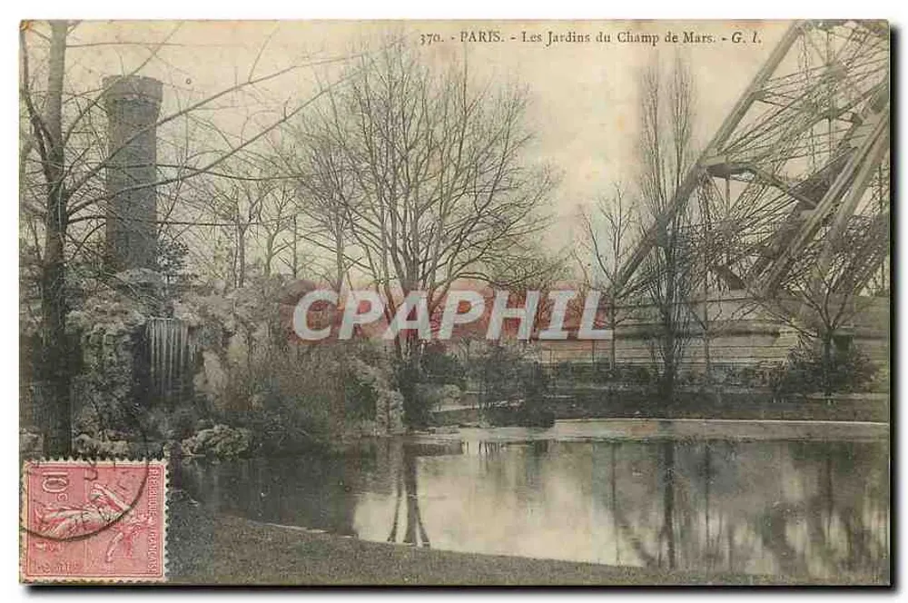 Paris - Os Jardins do Campo de Mars — G. I. n°370 - Frente