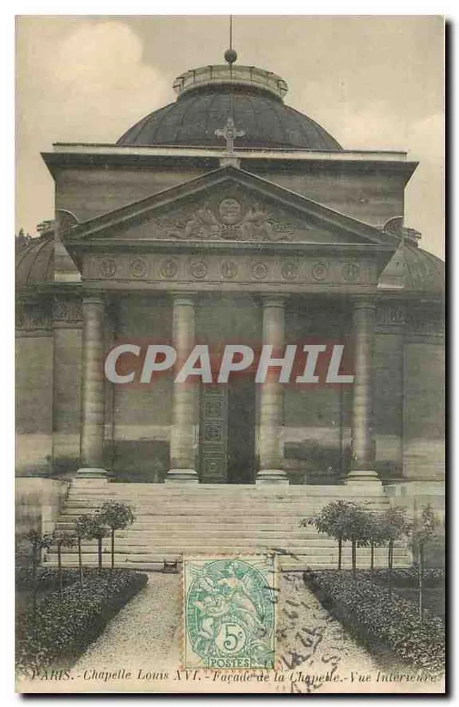Paris - Kapelle Louis XVI - Fassade der Kapelle - Innenaufnahme - Vorderseite