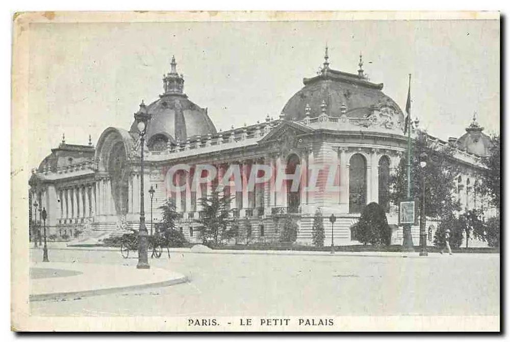 Paris - O Pequeno Palácio — editor P. Servières & Cie, Paris - Frente