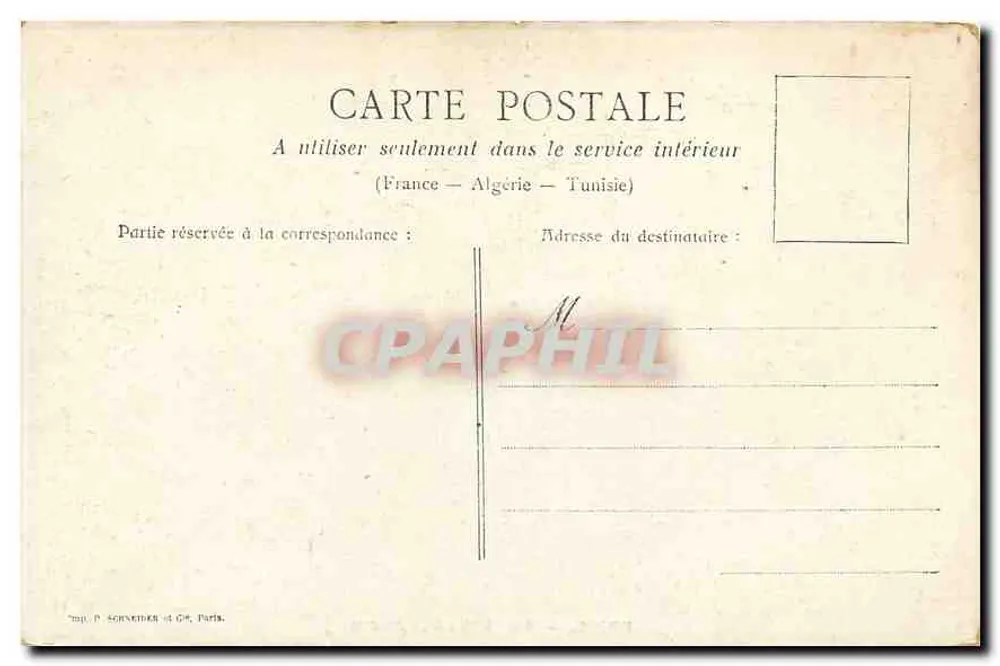 Paris - O Pequeno Palácio — editor P. Servières & Cie, Paris - Verso