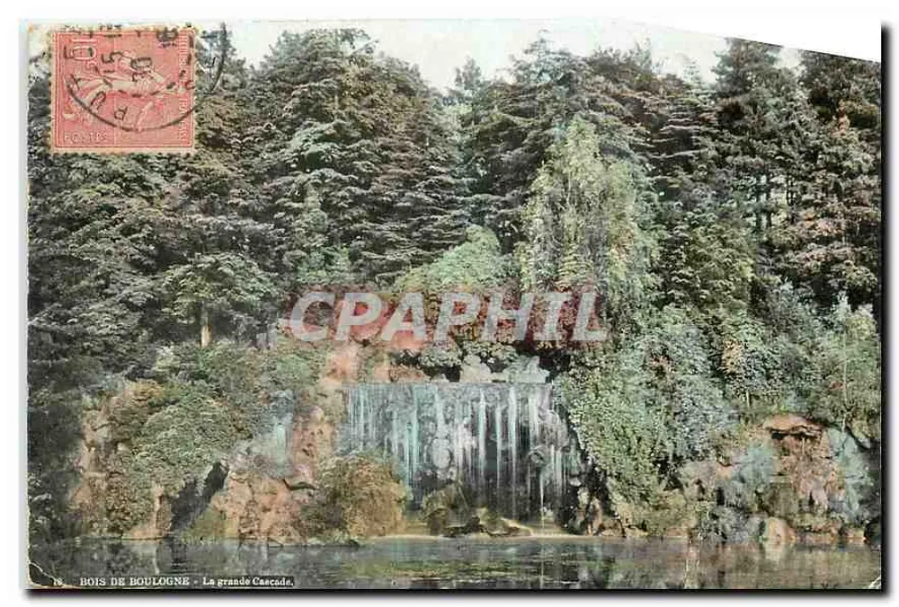 Bois de Boulogne - A Grande Cascata — editor anônimo, n° 18 - Frente