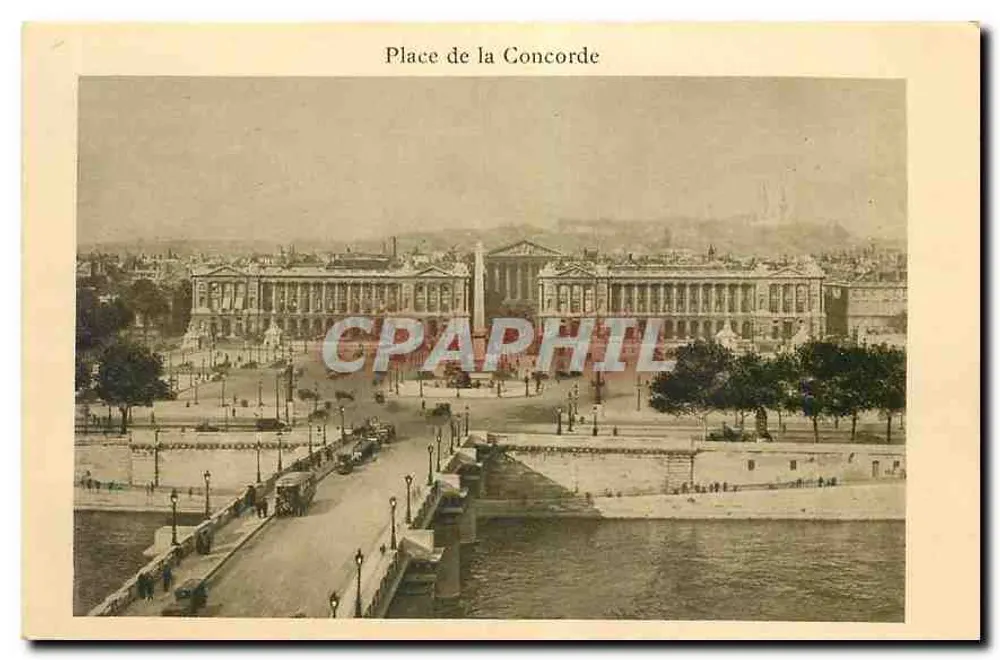 Place de la Concorde — vista panorâmica — editor Bismuth Desleaux, n°15 - Frente