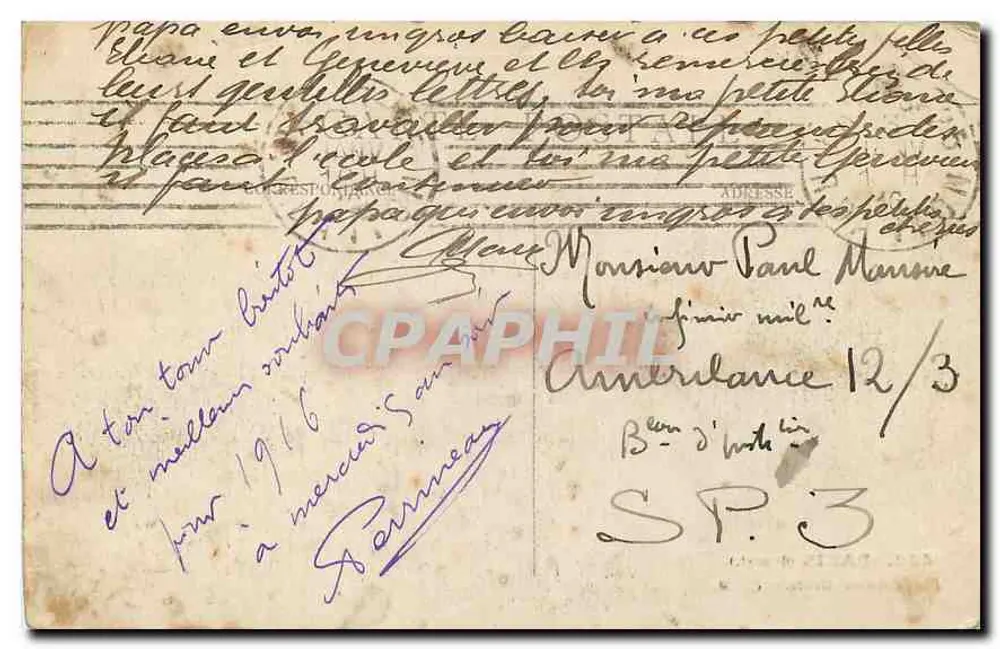 La Fontaine Médicis — París (6° arr.) — C. M. n° 530 - Reverso
