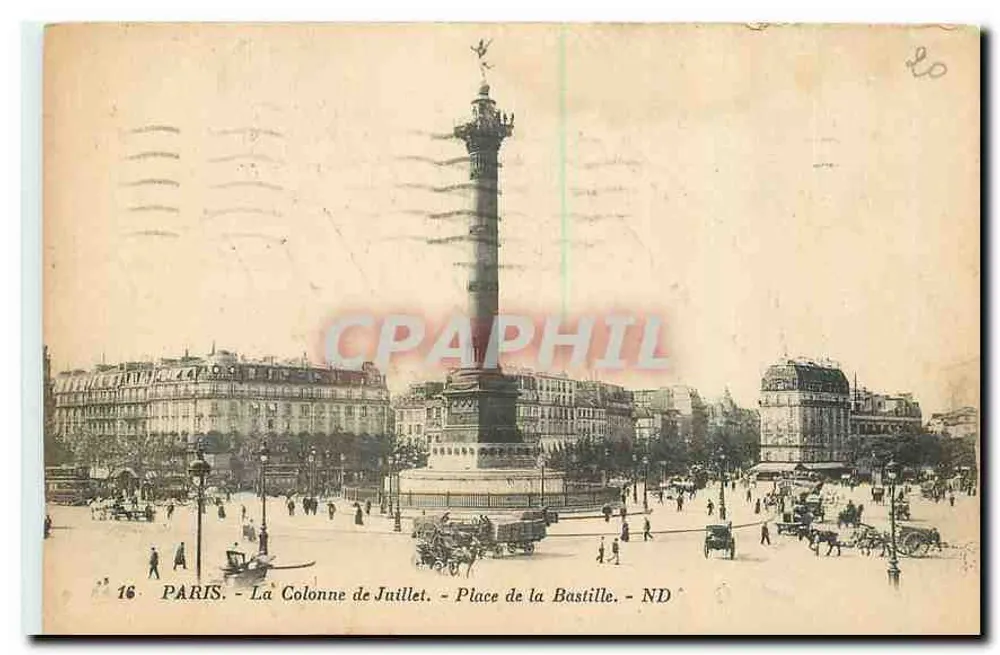 Paris - Die Siegessäule - Place de la Bastille - ND - Vorderseite