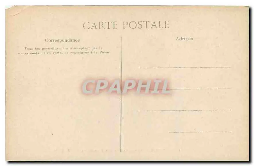 PARIS — Casa das Damas Francesas — E. L. D. n° 1125 - Verso