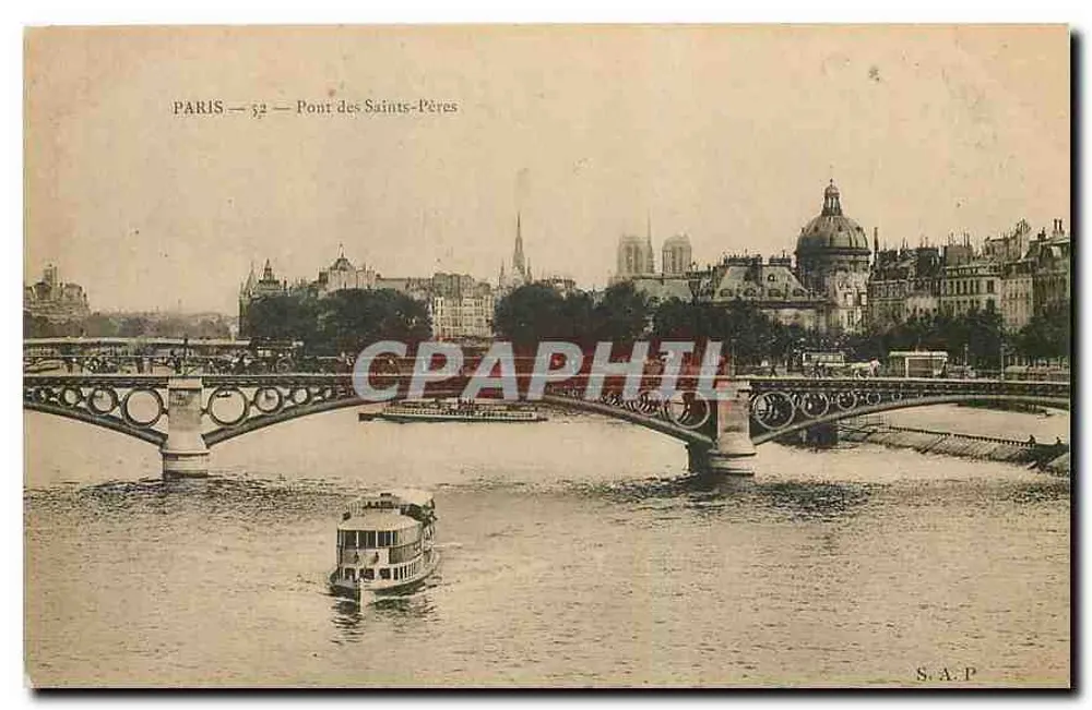 Parijs — 52 — Brug van de Heiligen — S.A.P. - Voorkant