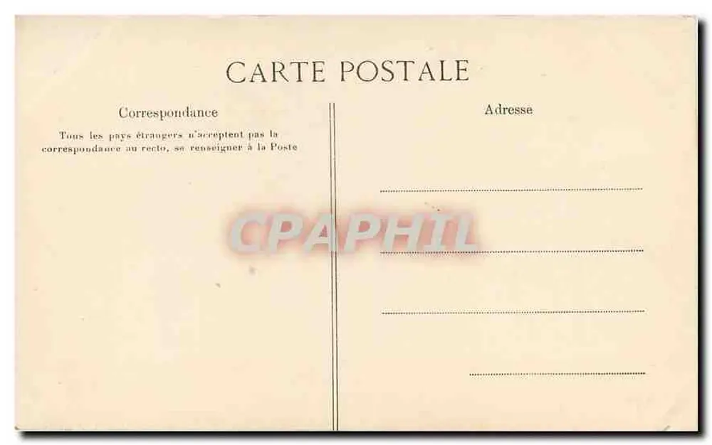 Paris - Senado - Escadas de Honra — E. J. D. n° 940 - Verso