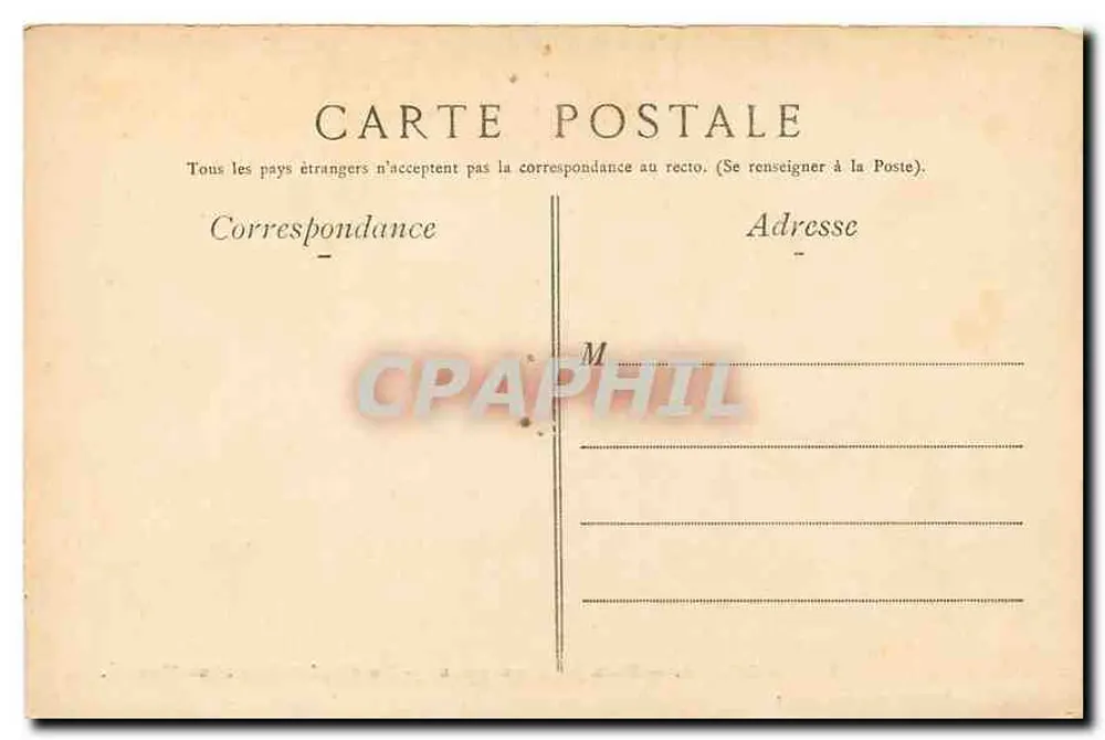 Paris — Bois de Vincennes — Le Chalet de Saint-Mandé — Édition E. L., Paris, n° 154 - Verso