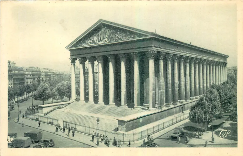 A Igreja da Madeleine — Paris — Edição especial da Torre Eiffel - Frente