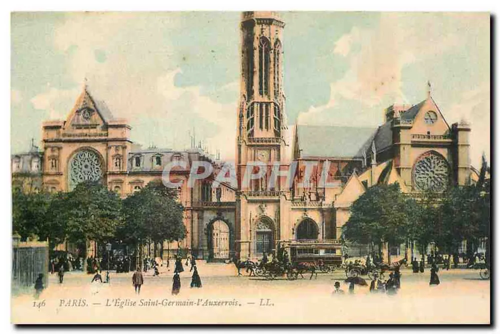 Paris — A Igreja de Saint-Germain-l'Auxerrois — LL, n° 146 - Frente