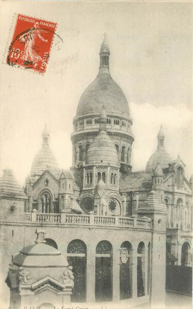 O Sagrado Coração — Paris — editor P.A.R.T.S. n°11 - Frente