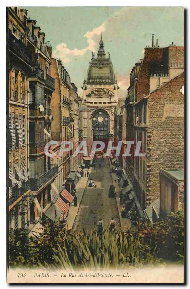 Paris — A Rue André-del-Surle — L.L. n°794 - Frente