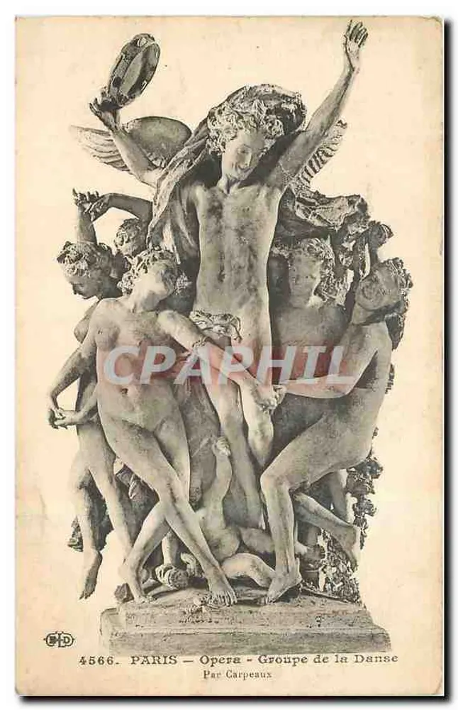 Paris - Ópera - Grupo da Dança - Por Carpeaux - Frente