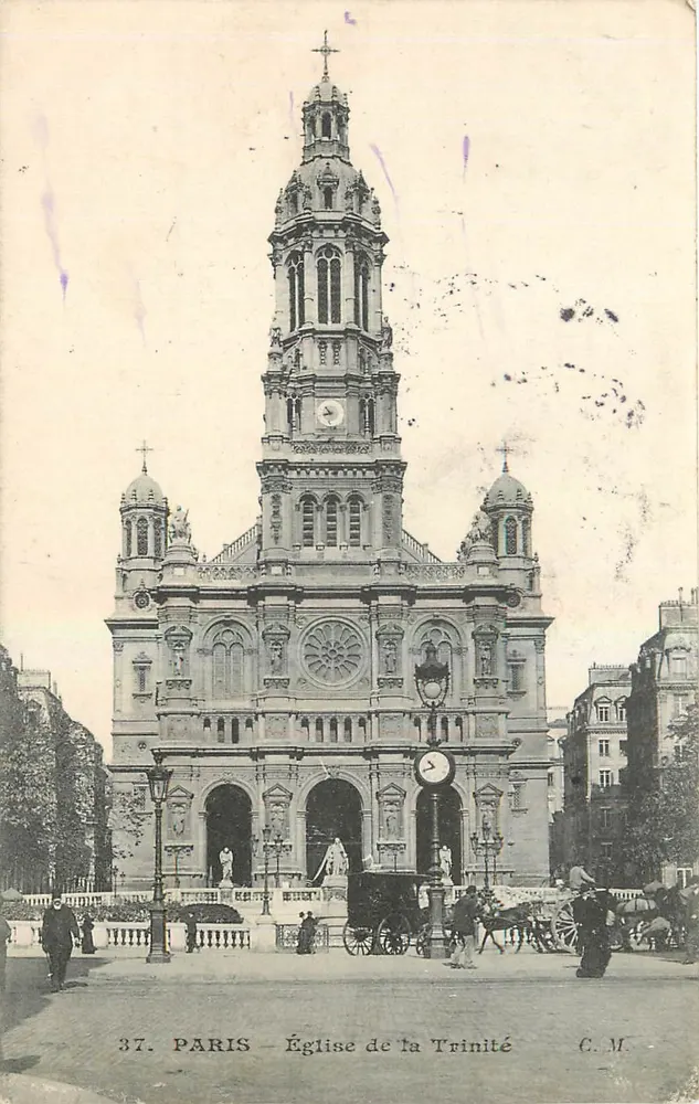 Paris — Igreja da Trindade — C.M. n°37 - Frente