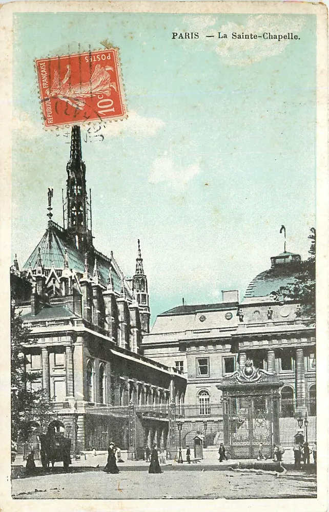 PARIS — A Santa Capela. — Editor não visível, número de série ilegível. - Frente