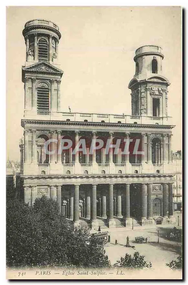 Paris — Igreja de Saint-Sulpice — L.L. n° 741 - Frente