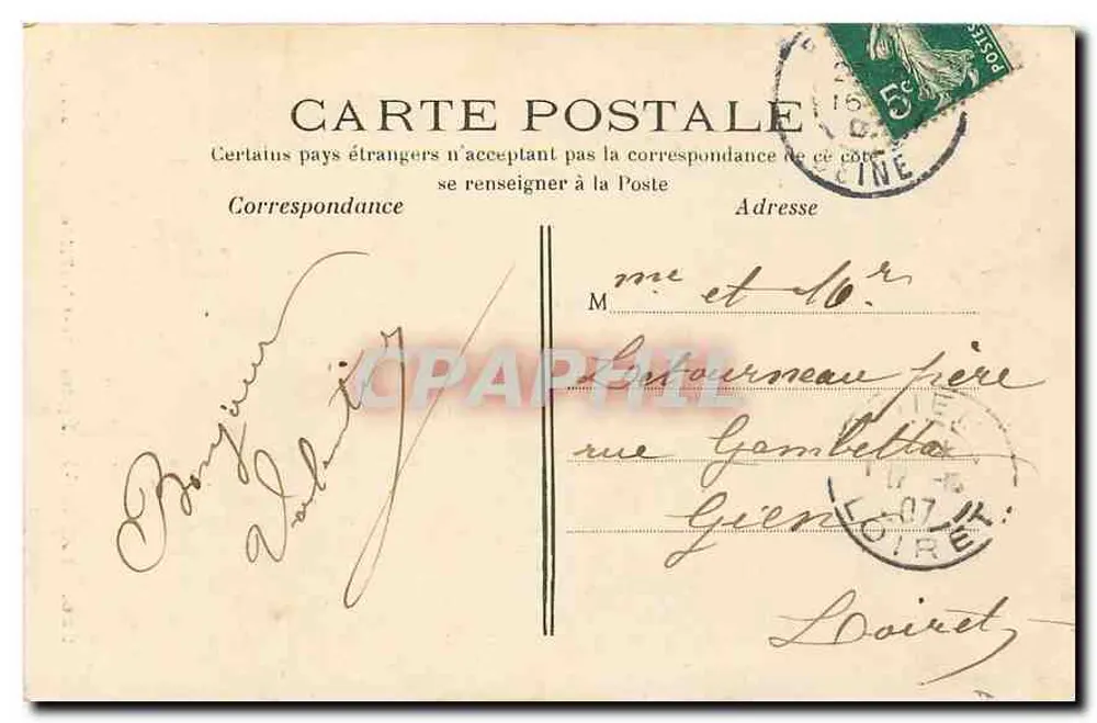 Paris (7e) — Igreja Ste-Clothilde — J.H. n°226 - Verso