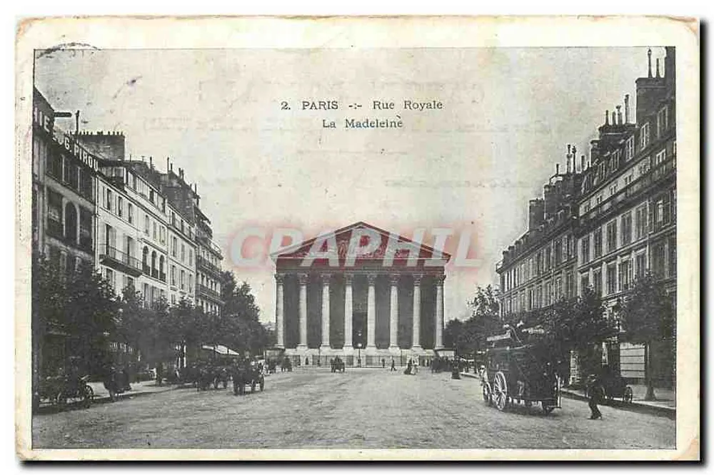 Paris — Rue Royale — La Madeleine - Frente