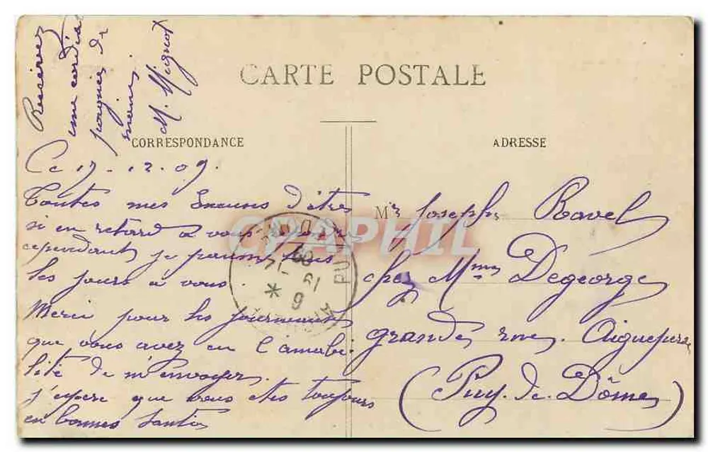 Igreja da Madeleine — Paris — Editor desconhecido, n° 98 - Verso