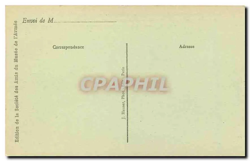 Paris - Hôtel des Invalides (La Batterie triomphale) — J. H. — n° 246 - Verso