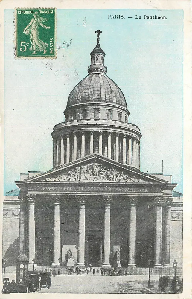 PARIS — O Panteão — Editor: E. C. G. & Cie, n° 243 - Frente