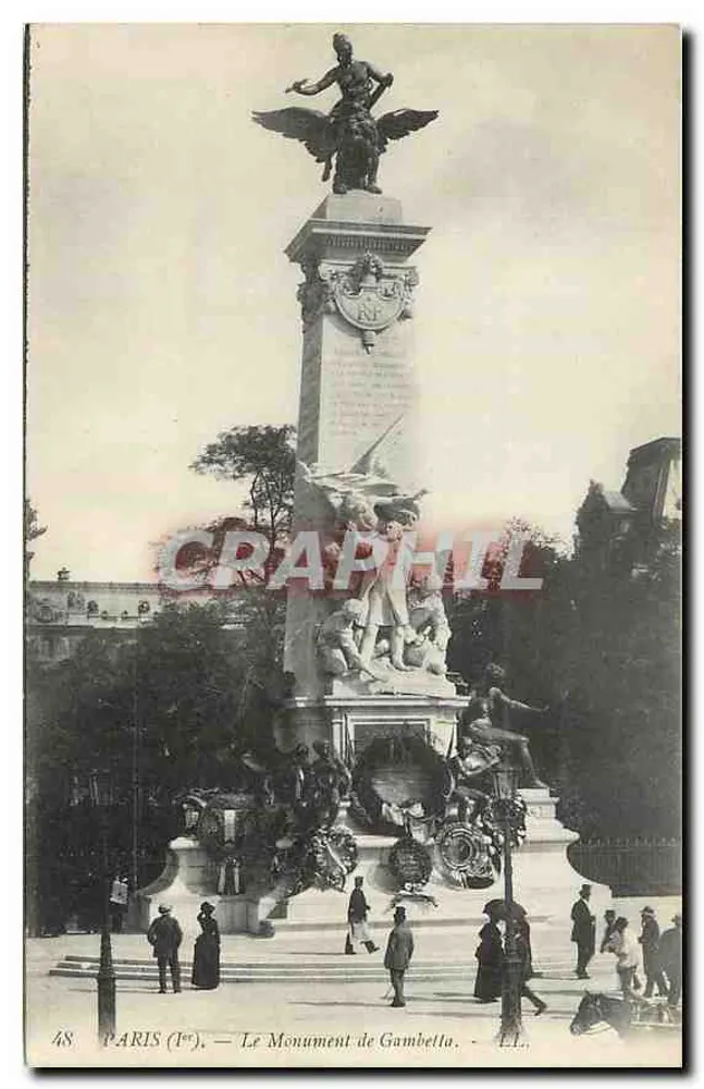 Paris (1er) — O Monumento de Gambella — LL, n° 48 - Frente