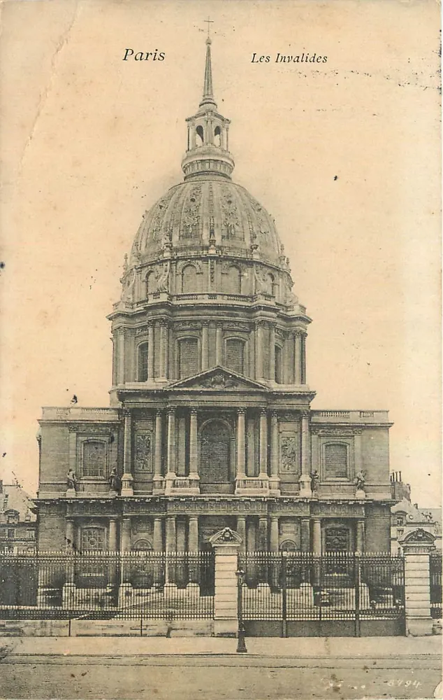 Paris — Les Invalides — Editor Paris 4794 - Frente